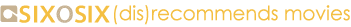 606 disrecommends movies