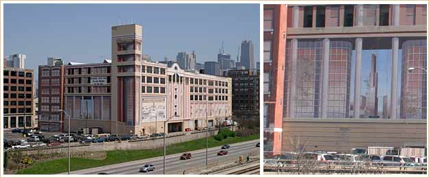 Tromp'e' loi Building: The corner of Morgan and Van Buren