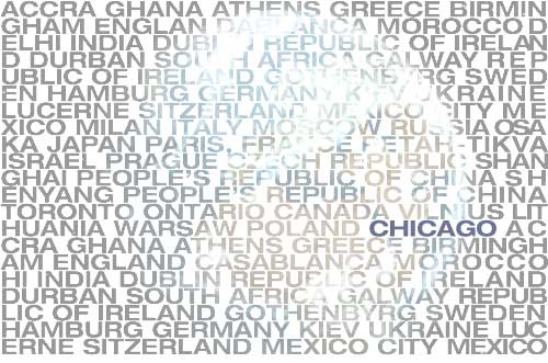 Chicago | all lowercase title
