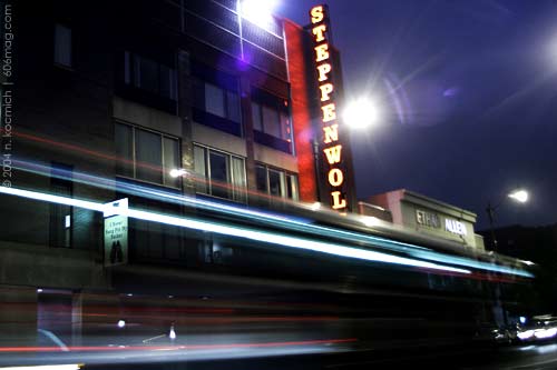 Ushering Steppenwolf: Theater going can be expensive. Unless, of course, you become an usher at the Steppenwolf with Mr. wonderful.
